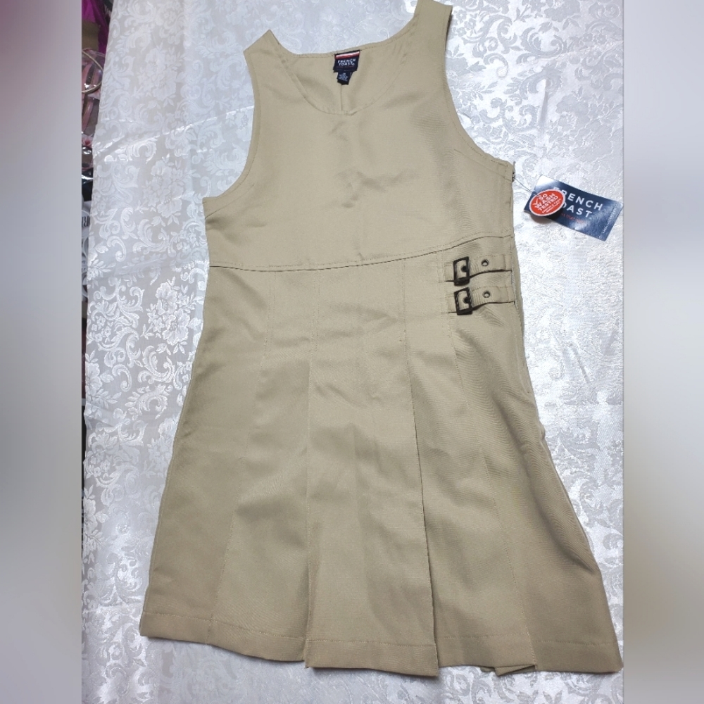 NWT French Toast girls school uniform Buckle Jumper/ dress